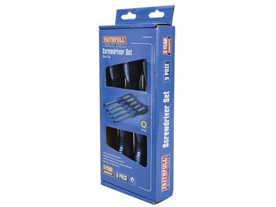 Faithfull TORX (Star) Head Screwdriver Set, 5 Piece FAISDTSET5