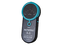 Faithfull TS533 3-in-1 Detector Stud Metal & Live Wire FAIDET31