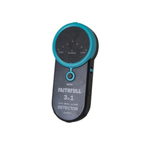 Faithfull TS533 3-in-1 Detector Stud Metal & Live Wire FAIDET31