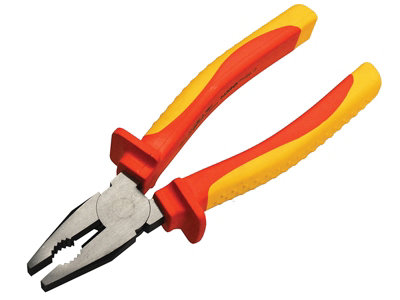 Faithfull VDE01001-8 VDE Combination Pliers 210mm FAIPLVDEC8