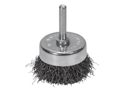 Faithfull - Wire Cup Brush 50mm x 6mm Shank, 0.30mm Wire