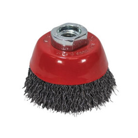 Faithfull - Wire Cup Brush 60mm M14x2, 0.30mm Steel Wire