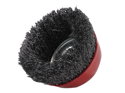 Faithfull - Wire Cup Brush 60mm M14x2, 0.30mm Steel Wire