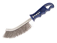 Faithfull - Wire Scratch Brush Stainless Steel Blue Handle