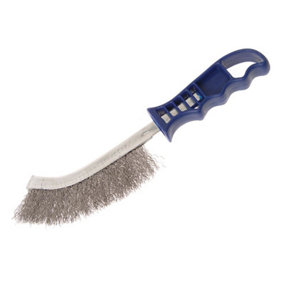 Faithfull - Wire Scratch Brush Stainless Steel Blue Handle