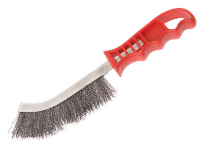 Faithfull - Wire Scratch Brush Steel Red Handle