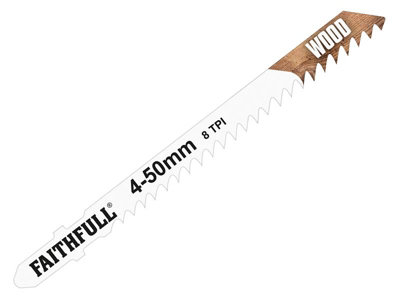 Faithfull  Wood Jigsaw Blades Pack of 5 T111C FAIJBT111C