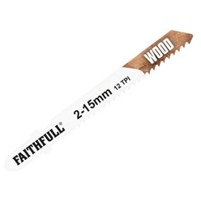 Faithfull  Wood Jigsaw Blades Pack of 5 T119B FAIJBT119B