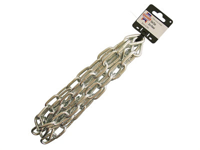 Faithfull Zinc Plated Chain 6mm x 2.5m - Max. Load 250kg FAICHCUT60Z