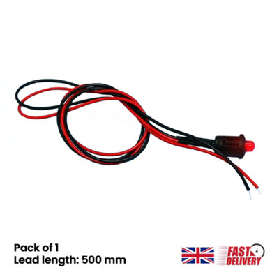 Fake Dummy Car Alarm System 12v Red LED Flashing Light Warning Car Security Alarm System