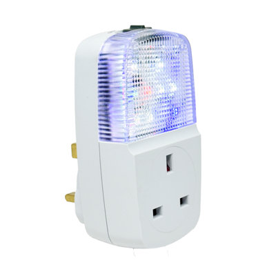 Fake TV LED Light Simulator Home Security Plug In Device Anti Burglar ...