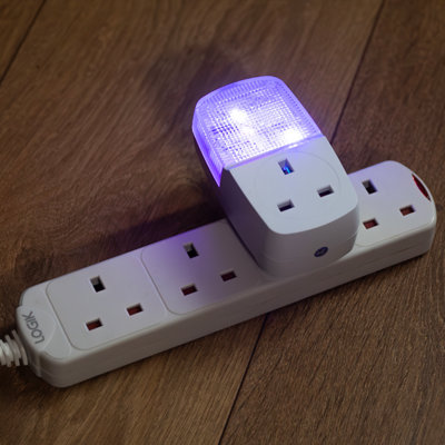 Fake TV LED Light Simulator Home Security Plug In Device Anti Burglar ...
