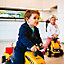 Falk Baby JCB Ride-On Tractor with Trailer, Rake & Shovel