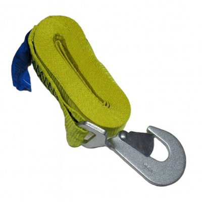 Fall Protection Ratchet Strap with Twisted Snap Hooks 2T 10M (Flatbed ...