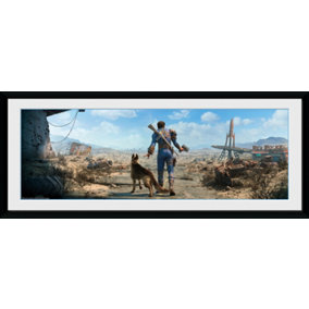 Fallout Sole Survivor Male 30 x 75cm Framed Collector Print