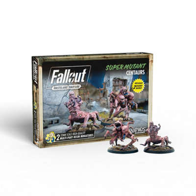 Fallout: Wasteland Warfare Super Mutants Centaurs - Brand New and Sealed