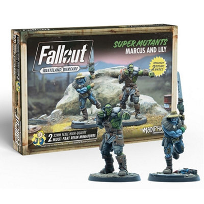 Fallout Wasteland Warfare Super Mutants: Marcus and Lily - Brand New ...