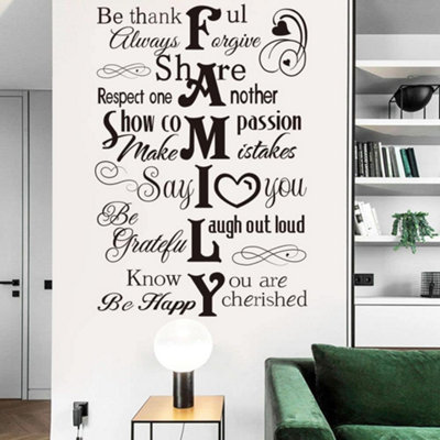 Living Room Wall Decals Quotes. QuotesGram