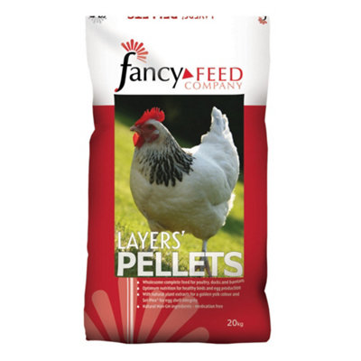 Fancy Feeds Layers Pellets 20kg Chicken Feed Bird Food | DIY at B&Q