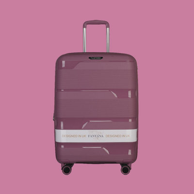Fantana Rigel 8930 Dark Pink 65cm Suitcase with 360 Spinner Wheels