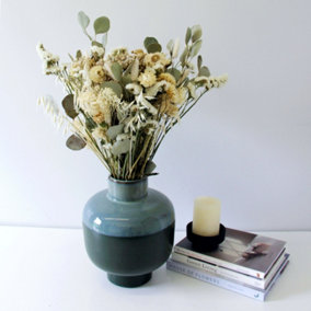 Fantasia Dried Flower Bouquet - Neutral Tones - 50cm in Height - For Home Décor - Flower Arranging