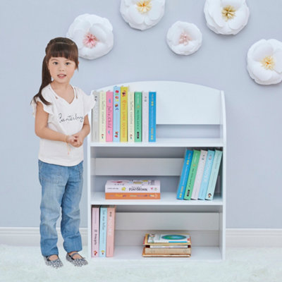 Fantasy Fields - Plain Kids  3  Shelf Bookcase - White