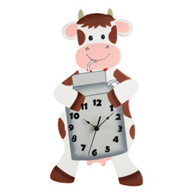 Fantasy Fields - Toy Furniture -Happy Farm Cow Wall Clock