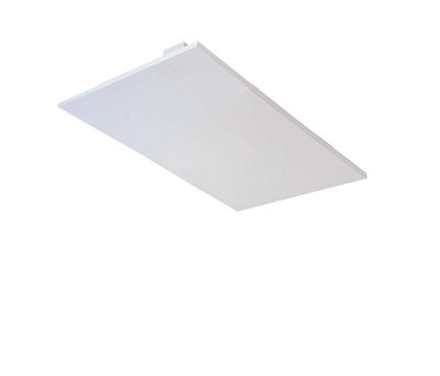 Far Infrared Heater - Ceiling mountable Metal Infrared Heating Panels White "LOTUS RANGE". Heating element: Nanocrystalline. 350W