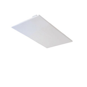 Far Infrared Heater - Ceiling mountable Metal Infrared Heating Panels White "LOTUS RANGE". Heating element: Nanocrystalline. 350W