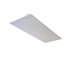 Far Infrared Heater - Ceiling mountable Metal Infrared Heating Panels White "LOTUS RANGE". Heating element: Nanocrystalline. 500W
