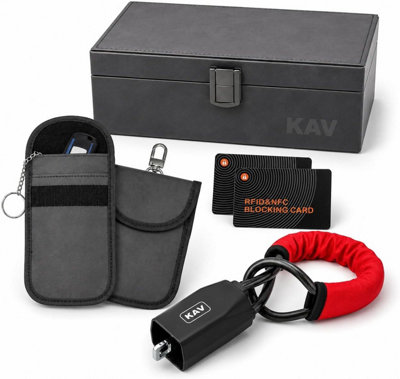Faraday Box Steering Wheel Lock Signal Blocking Bundle with 2 Faraday ...