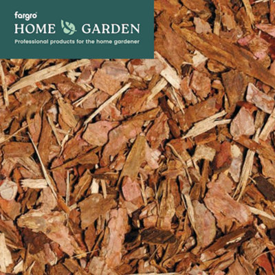 Fargro Melcourt Ornamental Bark™ Premium Decorative Landscaping Pine Bark Chips 5-35mm, 60L Bag