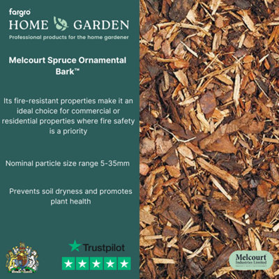 Fargro Melcourt Pack of 3 - Spruce Ornamental Bark™ FSC Sustainable ...