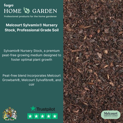Fargro Melcourt Sylvamix™ Nursery Stock, Professional Grade Soil, Peat-Free Compost 50L Bag