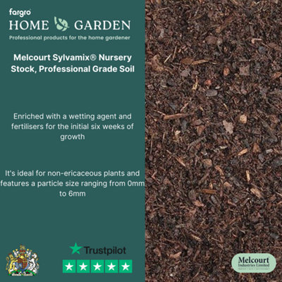 Fargro Melcourt Sylvamix™ Nursery Stock, Professional Grade Soil, Peat-Free Compost 50L Bag