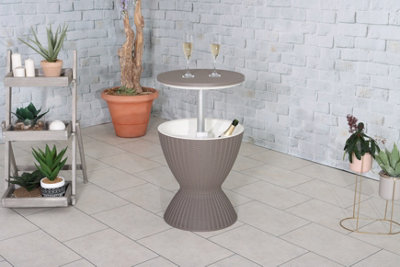 Faro Ice Bucket with Adjustable Height Table