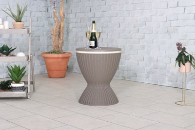 Faro Ice Bucket with Adjustable Height Table