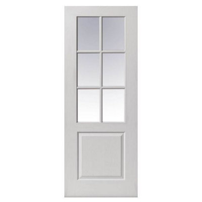 Faro White Glazed Internal Door