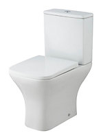 Faron Rimless Toilet Pan, Cistern & Soft Close Seat - 790mm x 375mm x 612mm - Balterley