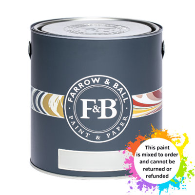 Farrow & Ball Dead Flat Mixed Colour 2005 All White 2.5 Litre