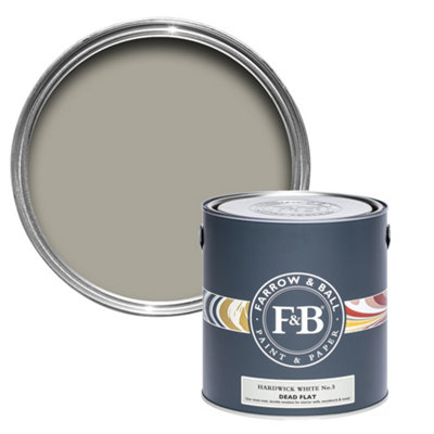 Farrow & Ball Dead Flat Mixed Colour 5 Hardwick White 750ml | DIY 