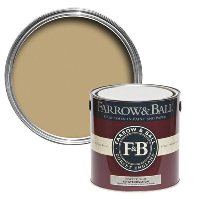 Farrow & Ball Estate Eggshell Mixed Colour 38 Biscuit 5 Litre