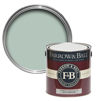 Farrow & Ball Estate Emulsion Mixed Colour 236 Teresa'S Green 5 Litre