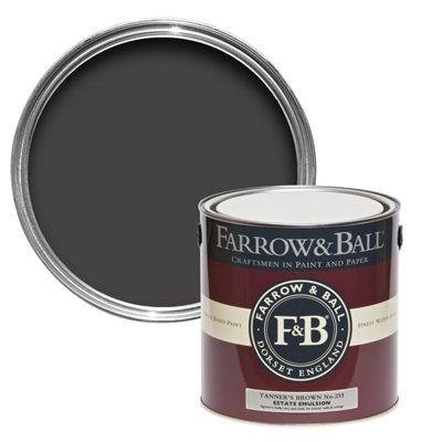 Farrow & Ball Estate Emulsion Mixed Colour 255 Tanner'S Brown 5 Litre