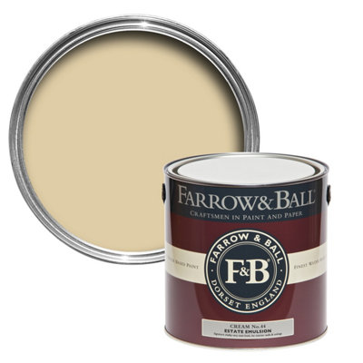 Farrow & Ball Estate Emulsion Mixed Colour 44 Cream 2.5 Litre