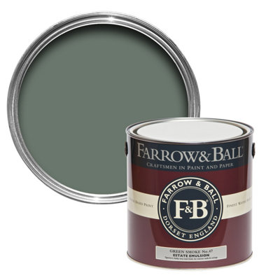 Farrow & Ball Exterior Eggshell Mixed Colour 47 Green Smoke 750ml