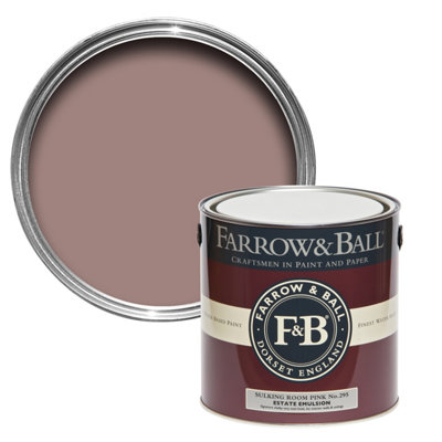 Farrow & Ball Exterior Masonry Mixed Colour 295 Sulking Room Pink 5L