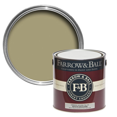Farrow & Ball Exterior Masonry Mixed Colour Paint 12 Green Stone 5L