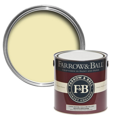 Farrow & Ball Exterior Masonry Mixed Colour Paint 249 Lancaster Yellow 5L