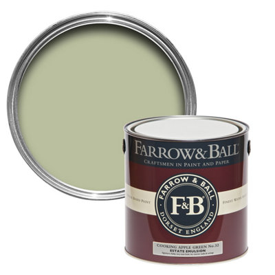 Farrow & Ball Exterior Masonry Mixed Colour Paint 32 Cooking Apple Green